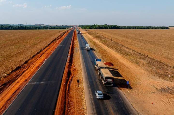 Dados da ANTT apontam que obras do Governo de MT na BR-163 representam 28% dos investimentos em rodovias federais
