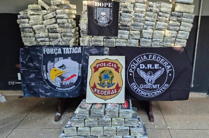 Forças de segurança apreendem 250 quilos de cocaína e causam prejuízo de R$ 15 milhões às facções criminosas