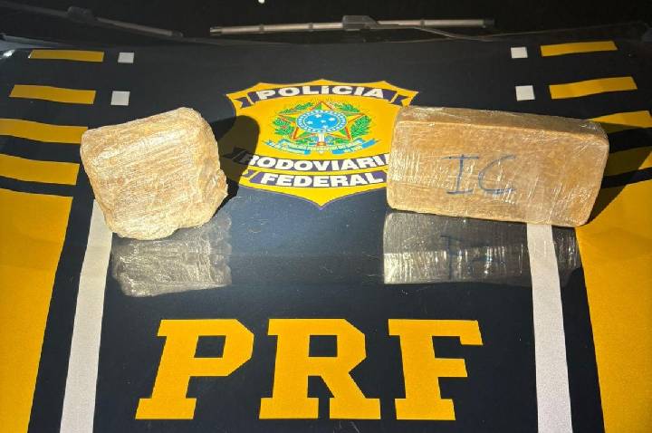 K9 Zion fareja e PRF apreende pasta base de cocaína em caminhão na BR-364