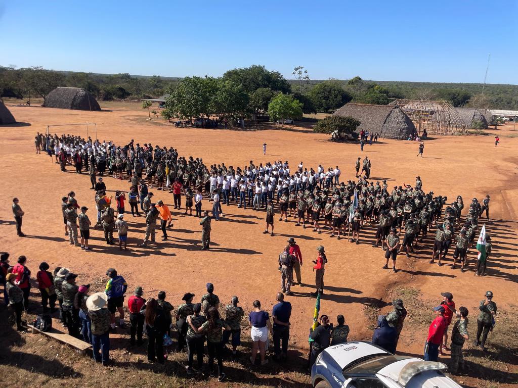 Crianças e adolescente se reúnem em 6º Intercâmbio de Programas Agentes Mirins de MT