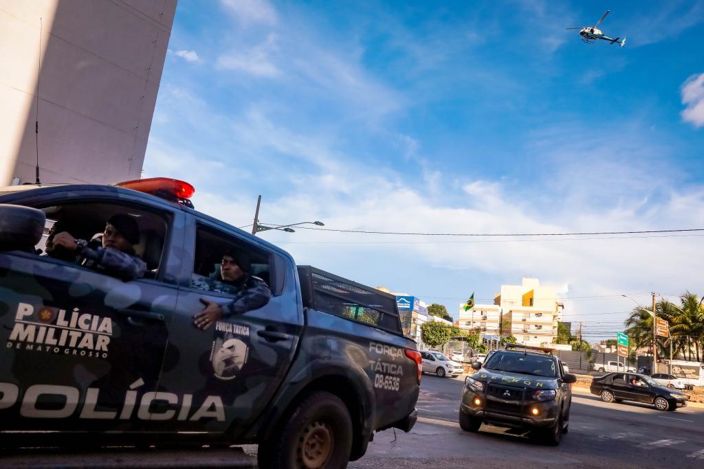 Governo envia força total a Brasnorte e faz cerco a bandidos que assaltaram cooperativa