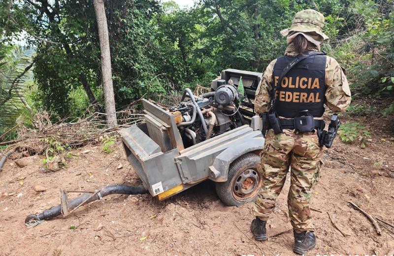 Operação da PF mira garimpo ilegal em MT e mais 3 estados