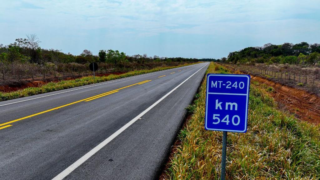 Governo inaugura estrada que diminui distancia entre Diamantino e Nova Mutum