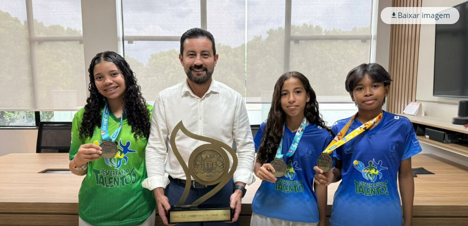 Prefeito celebra vitórias de jovens atletas de Nova Mutum nos Jogos Escolares Brasileiros