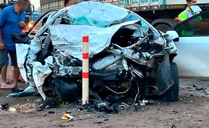 Cinco pessoas morreram em menos de um ano no mesmo local da BR 163 em Nova Mutum 
